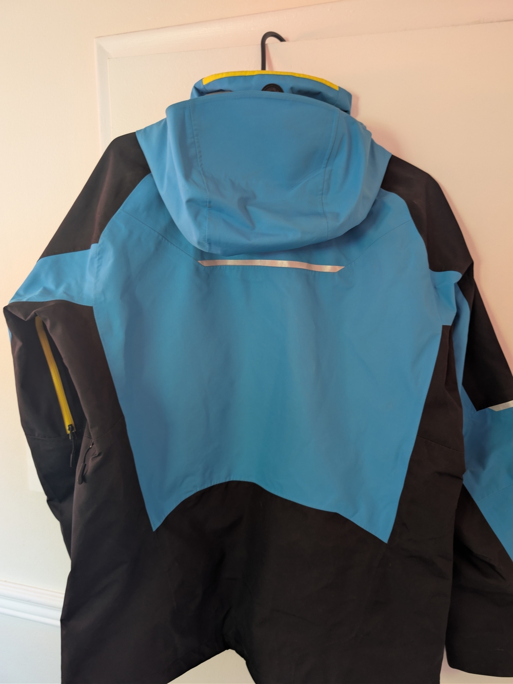 Waterproof Hooded Jacket - Blue & Black